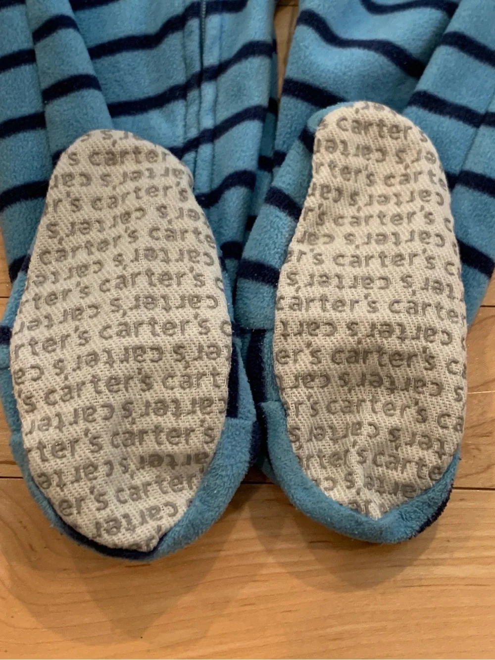 Carter's Baby Boy Size 12 Months Fleece Footed Pajamas Set of 2